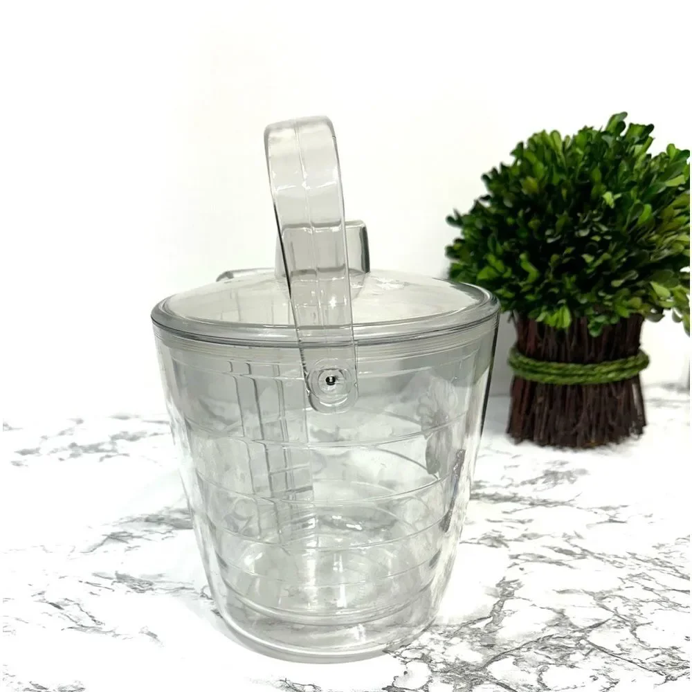 Tervis Discontinued Insulated Ice Bucket Tongs with Emblem Lid Hummingbird